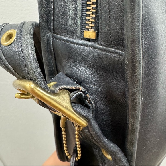 Vintage Coach Black Legacy North South Compartment Bag - Picture 7 of 11